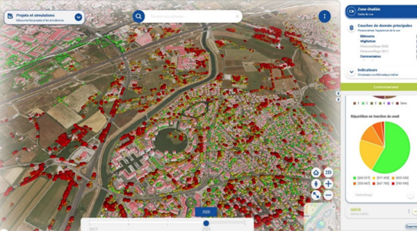Le Jumeau Numérique 4D de la Métropole de Montpellier